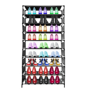 Scarpiera in Tessuto 36 Paia Nyana Home 160x90x27cm, 9 ripiani