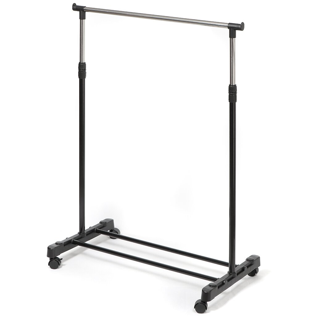 Appendiabiti Donkey Basic in metallo con ruote Nyana Home 92x75x42cm allungabile a 155cm