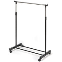 Appendiabiti Donkey Basic in metallo con ruote Nyana Home 92x75x42cm allungabile a 155cm