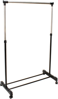 Appendiabiti Donkey Basic in metallo con ruote Nyana Home 92x75x42cm allungabile a 155cm