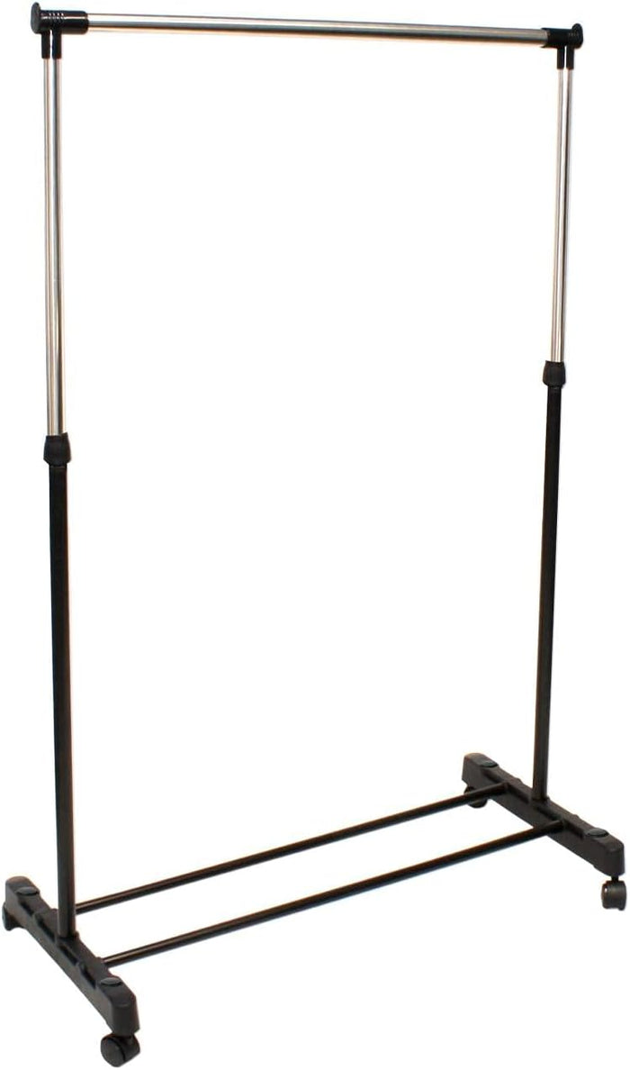 Appendiabiti Donkey Basic in metallo con ruote Nyana Home 92x75x42cm allungabile a 155cm