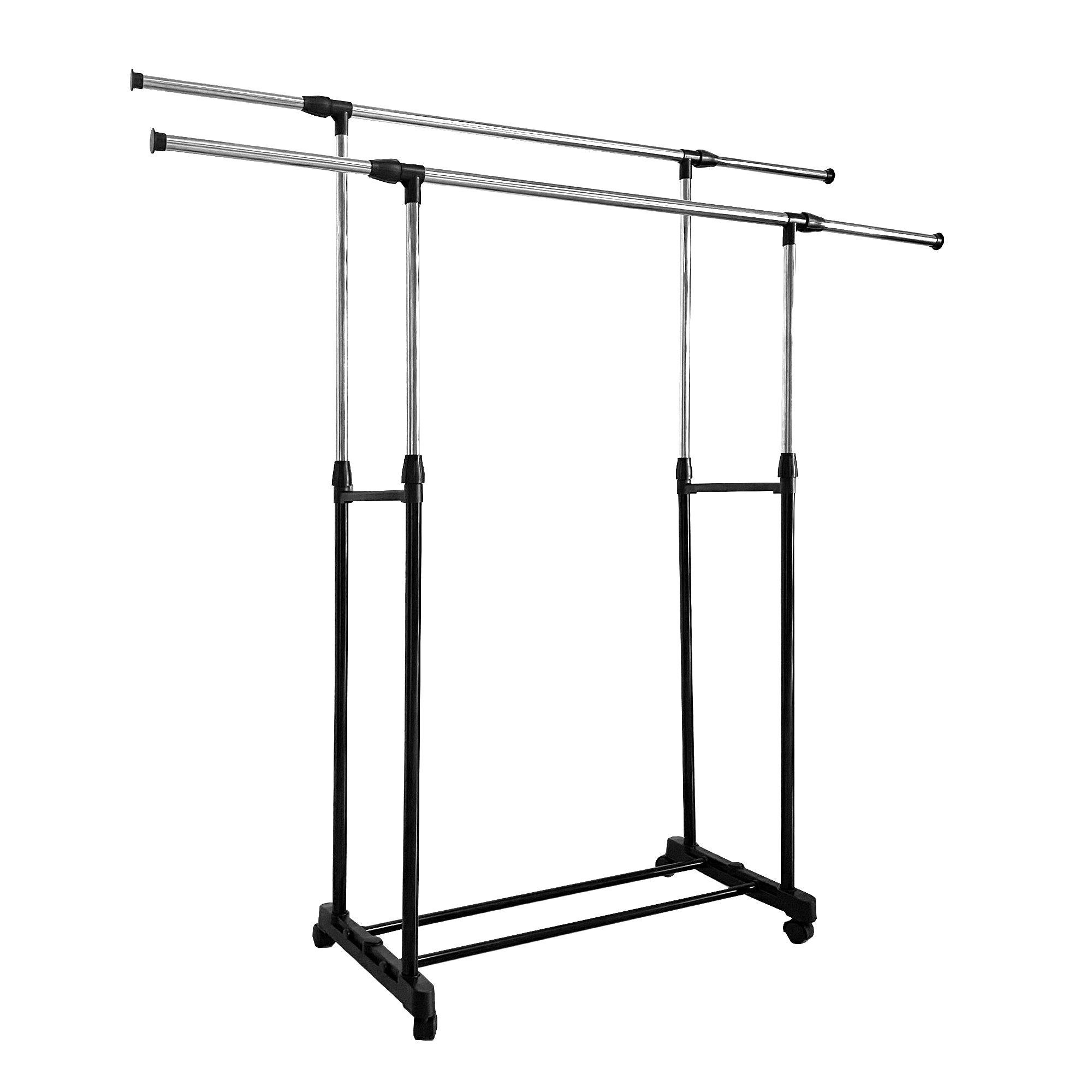 Appendiabiti Donkey Advnced in metallo con ruote Nyana Home 92x75x42cm allungabile a 155cm