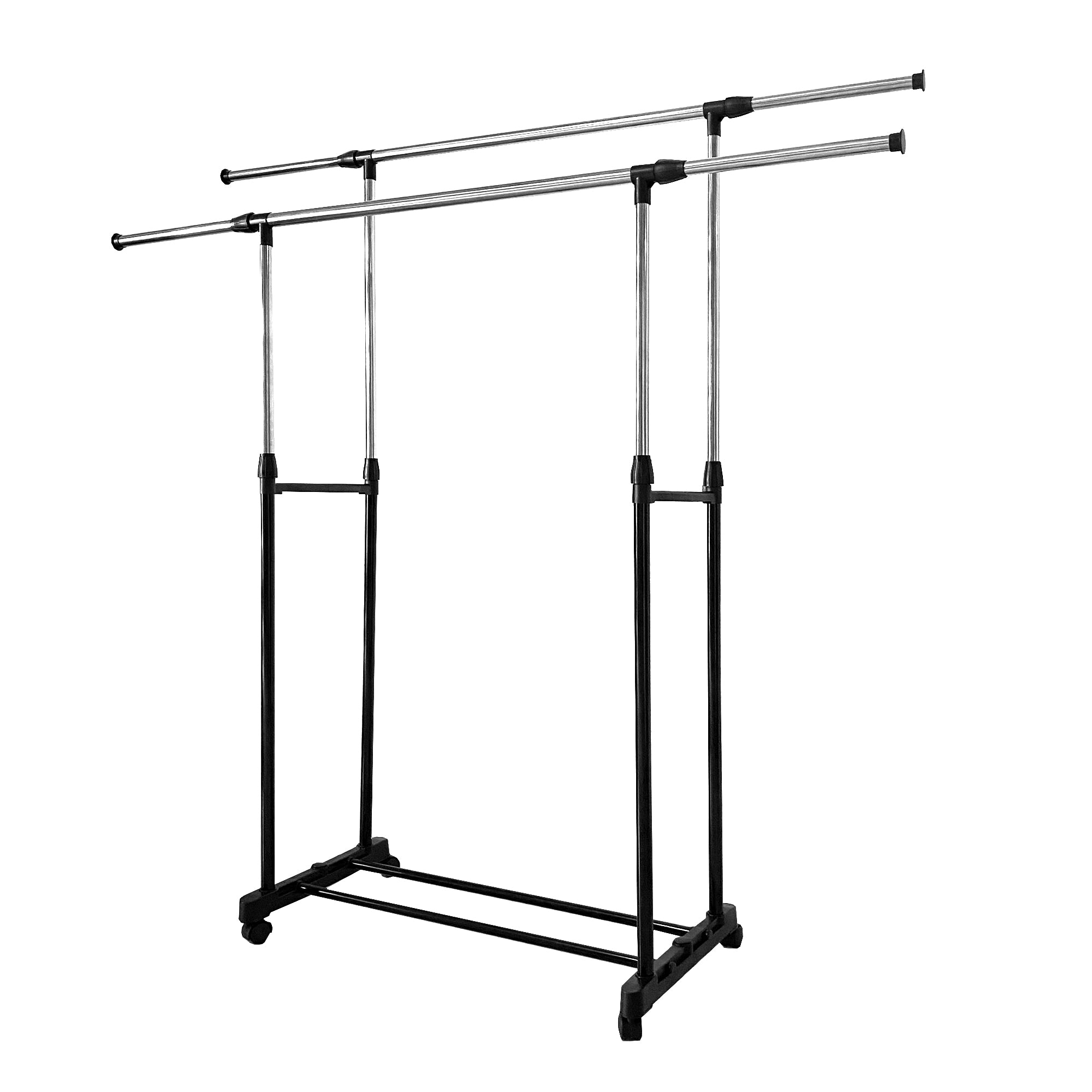 Appendiabiti Donkey Advnced in metallo con ruote Nyana Home 92x75x42cm allungabile a 155cm