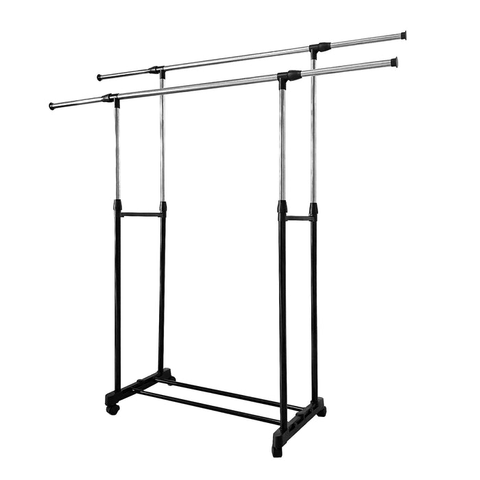Appendiabiti Donkey Advnced in metallo con ruote Nyana Home 92x75x42cm allungabile a 155cm