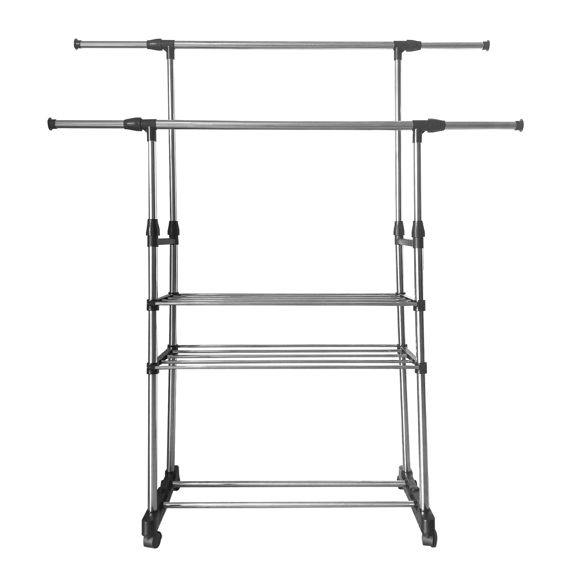 Donkey Appendiabiti Maxi in metallo con ruote Nyana Home 155x79x42 cm Organizzazione e appendiabiti 2 Altezze