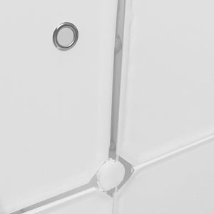 Guardaroba Cubo Personalizzabile Boxed Premium 20 Cubi/Ante 183x147x47 cm Bianco