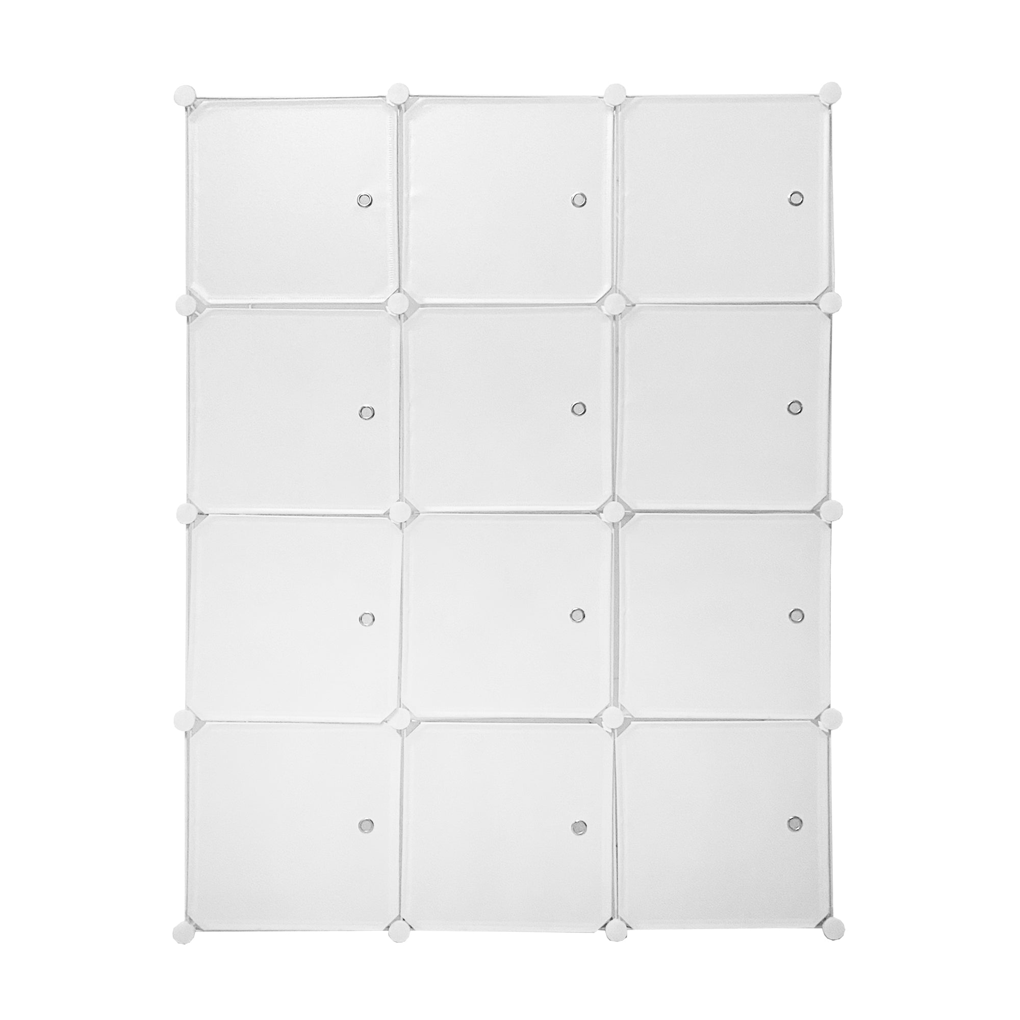 Armario Vestidor Cube Personalizable Boxed Elite 12 Cubos/Puertas 147x111x37cm Blanco