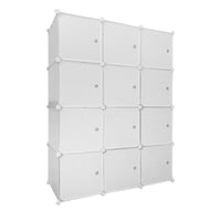 Armario Vestidor Cube Personalizable Boxed Elite 12 Cubos/Puertas 147x111x37cm Blanco