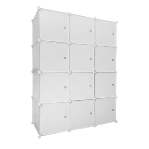 Armario Vestidor Cube Personalizable Boxed Elite 12 Cubos/Puertas 147x111x37cm Blanco