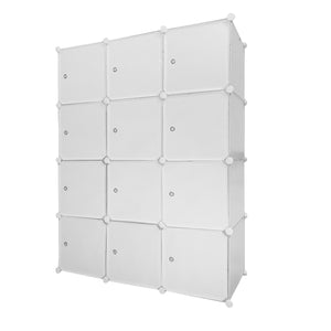 Armario Vestidor Cube Personalizable Boxed Elite 12 Cubos/Puertas 147x111x37cm Blanco