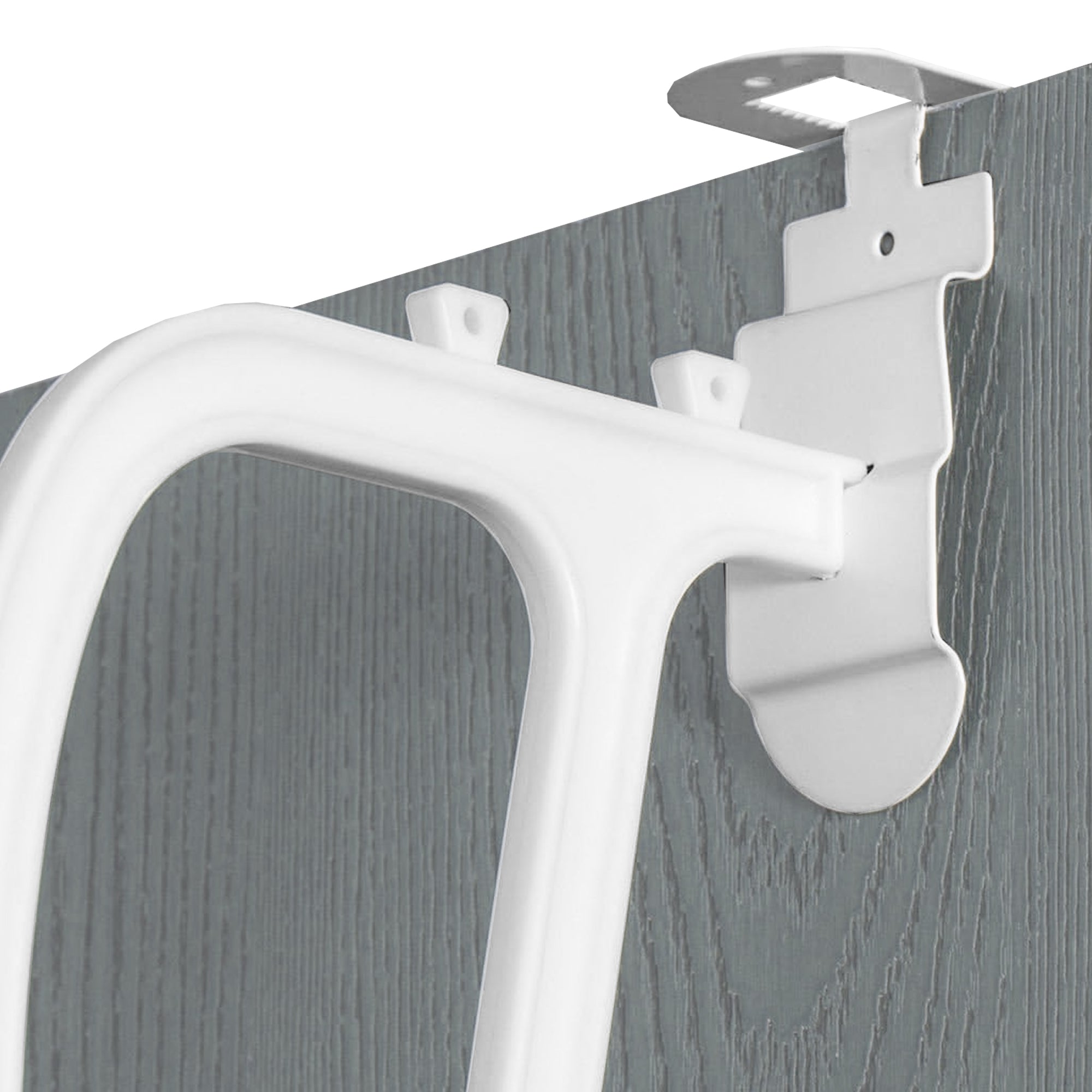 Scarpiera sospesa su porta in metallo 36 paia Nyana Home 172x58x18 cm Bianco