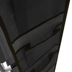 Zapatero Tela 4 Alturas 18 Pares| Espacio para Botas | 4 Ganchos  y Colgadores Laterales | Fabricado en PVC | Organizador de Zapatos | 90x27x95 cm