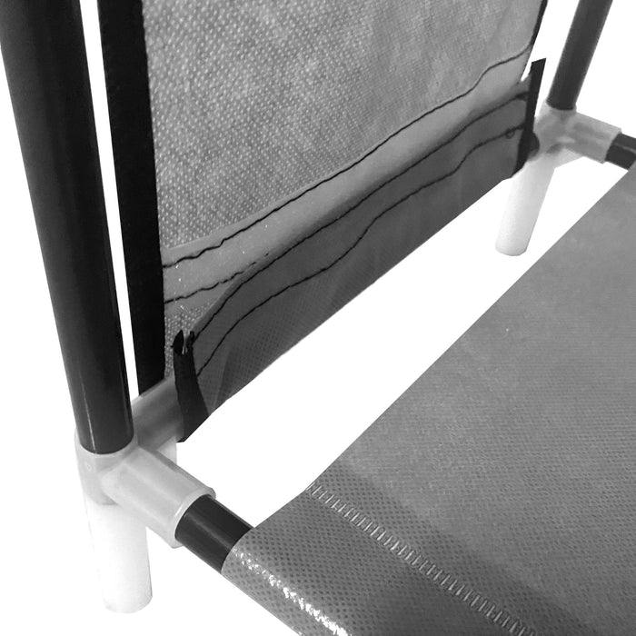 Zapatero Tela 7 Alturas 33 Pares| Espacio para Botas | Colgadores Lateral con 3 Bolsillos | Fabricado en PVC y Tela no tejida |  90x27x129 cm