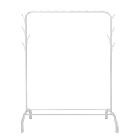 Donkey Premium Rack 1 appendiabiti Nyana Home 148x110x41 cm, 2 barre appendiabiti, 1 ripiano inferiore Bianco.