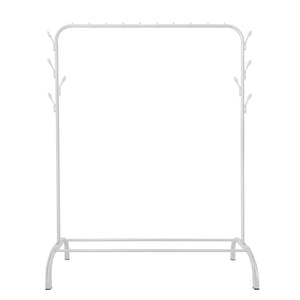 Donkey Premium Rack 1 appendiabiti Nyana Home 148x110x41 cm, 2 barre appendiabiti, 1 ripiano inferiore Bianco.