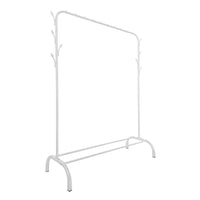Donkey Premium Rack 1 appendiabiti Nyana Home 148x110x41 cm, 2 barre appendiabiti, 1 ripiano inferiore Bianco.