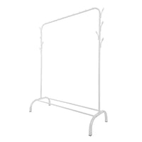 Donkey Premium Rack 1 appendiabiti Nyana Home 148x110x41 cm, 2 barre appendiabiti, 1 ripiano inferiore Bianco.