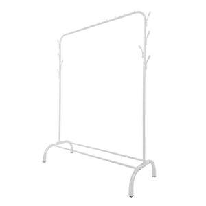 Donkey Premium Rack 1 appendiabiti Nyana Home 148x110x41 cm, 2 barre appendiabiti, 1 ripiano inferiore Bianco.