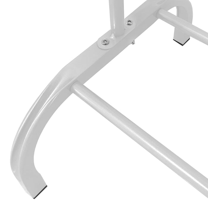 Donkey Premium Rack 1 appendiabiti Nyana Home 148x110x41 cm, 2 barre appendiabiti, 1 ripiano inferiore Bianco.