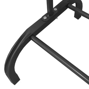 Donkey Premium Rack 1 appendiabiti Nyana Home 148x110x41 cm, 2 barre appendiabiti, 1 ripiano inferiore Nero.