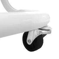 Carrello portaoggetti in metallo Nyana Home 3 ripiani 85x44x37 cm, 3 ripiani Bianco.