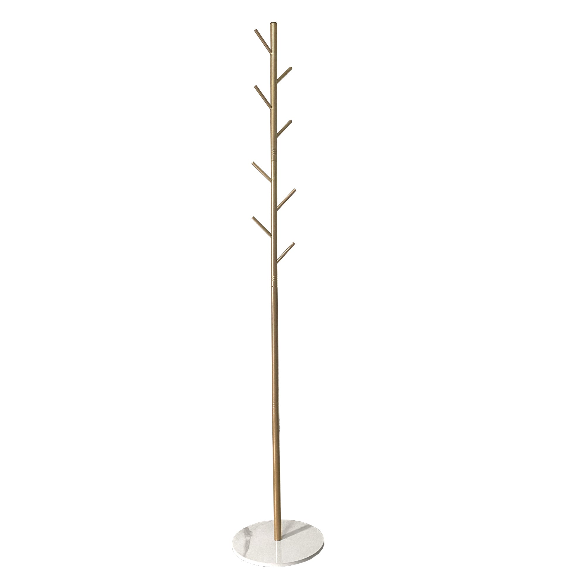 Appendiabiti Premium Elegance con 8 ganci Nyana Home 167x30x30cm Dorato