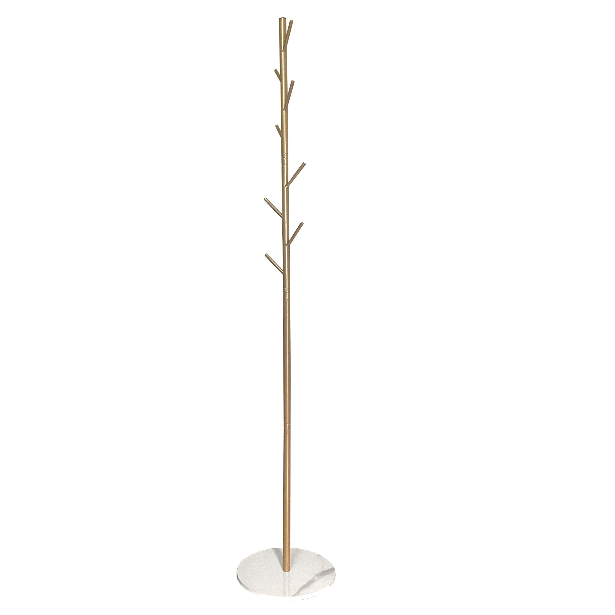 Appendiabiti Premium Elegance con 8 ganci Nyana Home 167x30x30cm Dorato