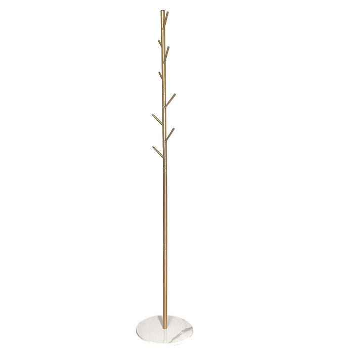 Appendiabiti Premium Elegance con 8 ganci Nyana Home 167x30x30cm Dorato