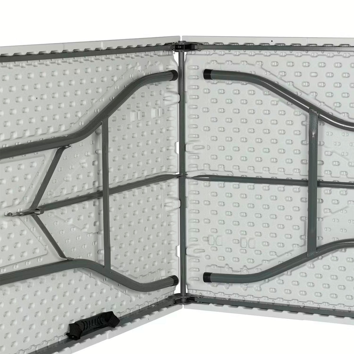 Tavolo Pieghevole Rettangolare in Resina 150x70x74cm Tavolo Multiuso da Esterno, Campeggio, Eventi, Esterno, Interno