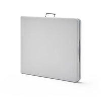 Tavolo Pieghevole Rettangolare in Resina 150x70x74cm Tavolo Multiuso da Esterno, Campeggio, Eventi, Esterno, Interno