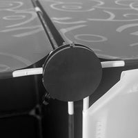 Cubo personalizzabile Guardaroba in scatola Semplicemente Nyana Home 8 Cubes/Doors Organizzazione domestica Appendiabiti Scarpiera 147x75x47 cm Nero