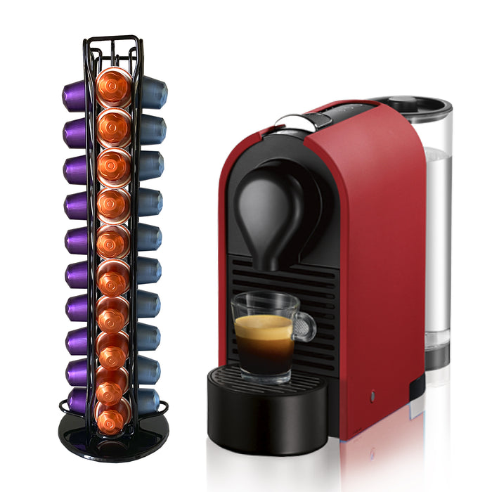 Organizzatore per Capsule di Caffè Nespresso Nyana Home | Organizzatore per 40 Capsule | Progettato per Capsule Nespresso | Design Moderno e Compatto | Supporto Rotante 360º