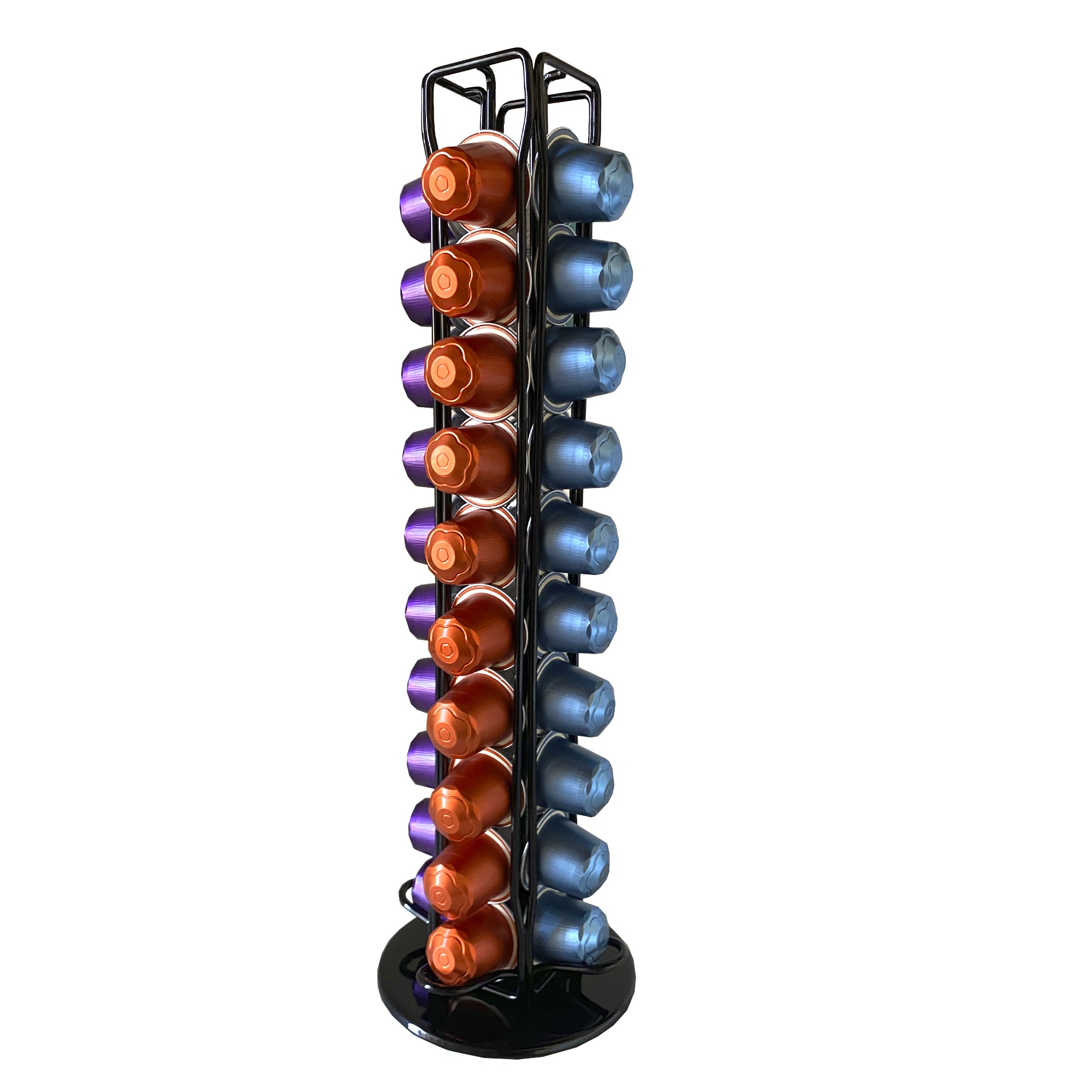 Organizzatore per Capsule di Caffè Nespresso Nyana Home | Organizzatore per 40 Capsule | Progettato per Capsule Nespresso | Design Moderno e Compatto | Supporto Rotante 360º