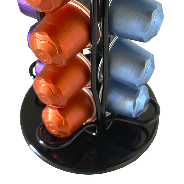Organizzatore per Capsule di Caffè Nespresso Nyana Home | Organizzatore per 40 Capsule | Progettato per Capsule Nespresso | Design Moderno e Compatto | Supporto Rotante 360º