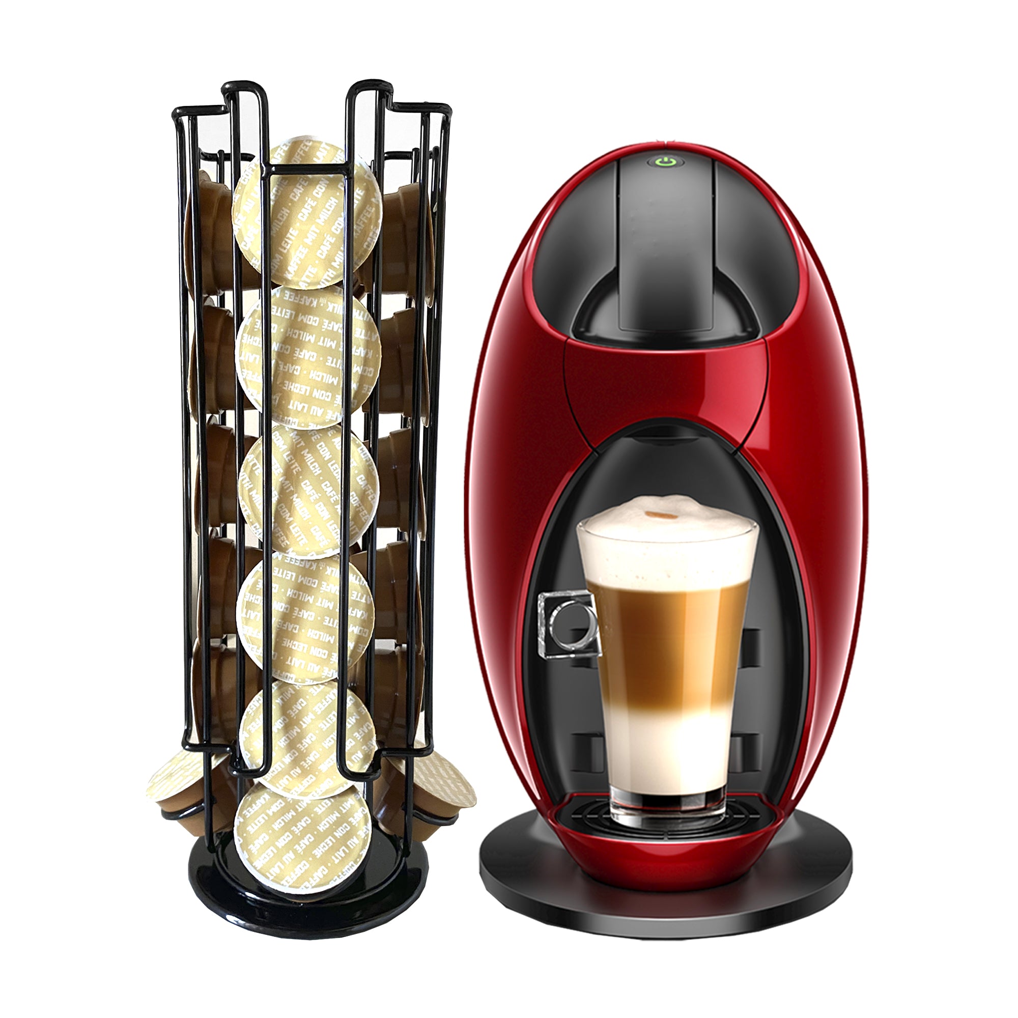Organizzatore per Capsule di Caffè Dolce Gusto Nyana Home | Organizzatore per 24 Capsule | Progettato per Capsule Dolce Gusto | Design Moderno e Compatto | Supporto Rotante 360º | Facile da Pulire