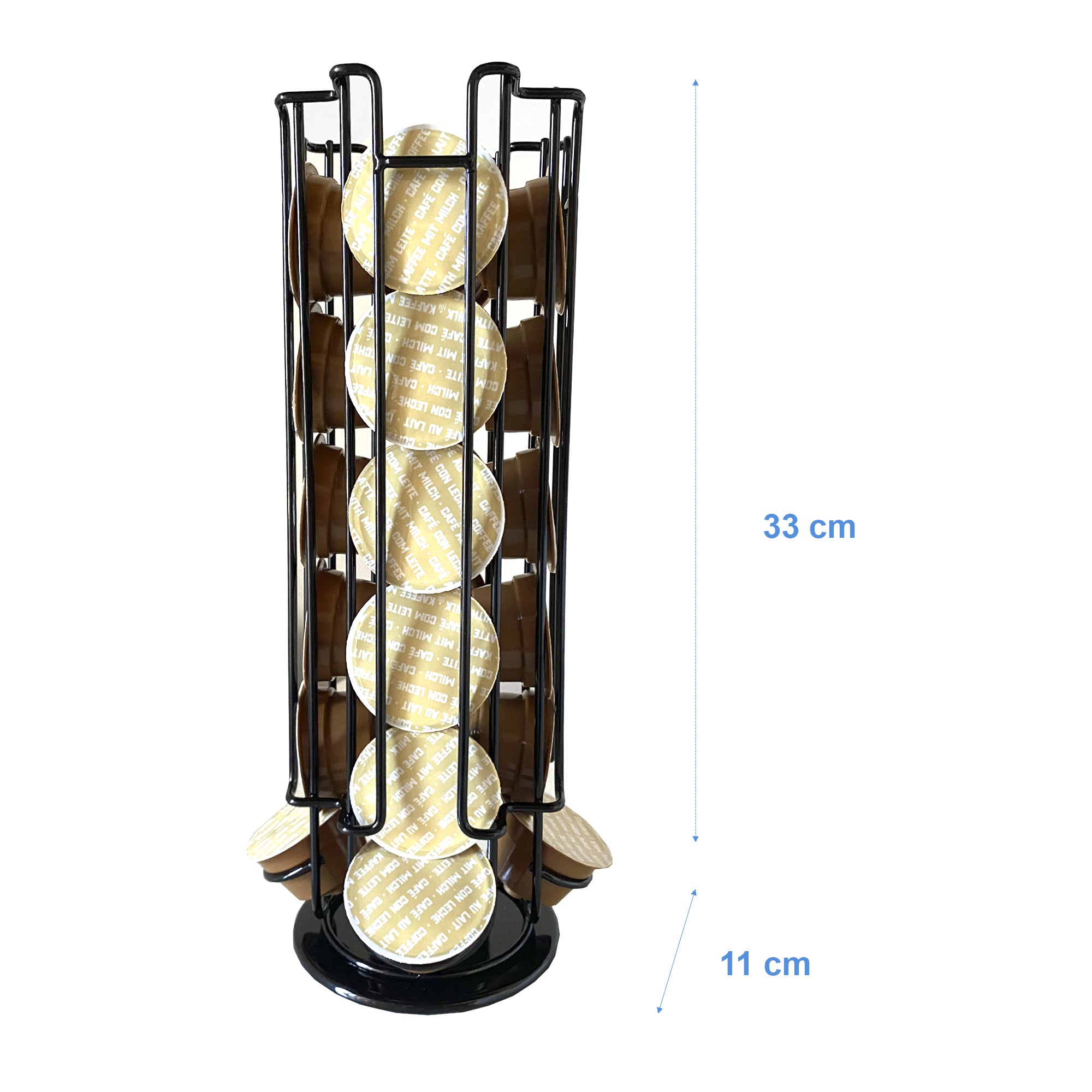 Organizzatore per Capsule di Caffè Dolce Gusto Nyana Home | Organizzatore per 24 Capsule | Progettato per Capsule Dolce Gusto | Design Moderno e Compatto | Supporto Rotante 360º | Facile da Pulire