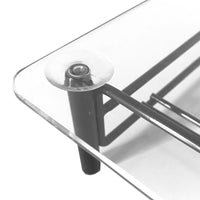 Supporto Organizzatore per Capsule Nespresso Nyana Home | Capacità 40 Capsule | Compatibilità Nespresso | Coperchio in Vetro | Supporto in Metallo | Manico di Estrazione