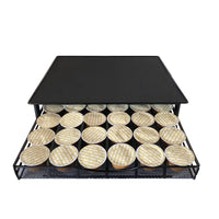 Supporto Organizzatore per Capsule Dolce Gusto Nyana Home | Capacità 36 Capsule | Compatibilità Dolce Gusto | Coperchio in Metallo | Supporto in Metallo | Vassoio a Rete