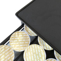 Supporto Organizzatore per Capsule Dolce Gusto Nyana Home | Capacità 36 Capsule | Compatibilità Dolce Gusto | Coperchio in Metallo | Supporto in Metallo | Vassoio a Rete