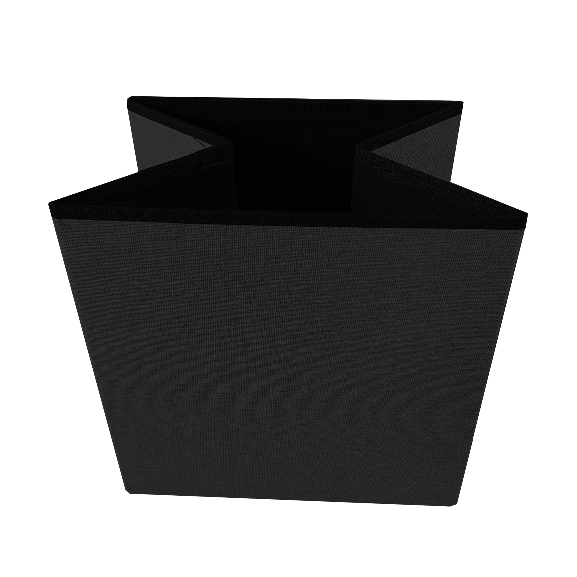 Pouf ottomano portaoggetti quadrato pieghevole 38x38x38 cm | Nyana Casa | Stile ottomano | Poliestere resistente | Nero, grigio e beige