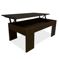 Tavolino da caffè con piano sollevabile Nyana Home Wengé, resistente, facile da pulire, design moderno