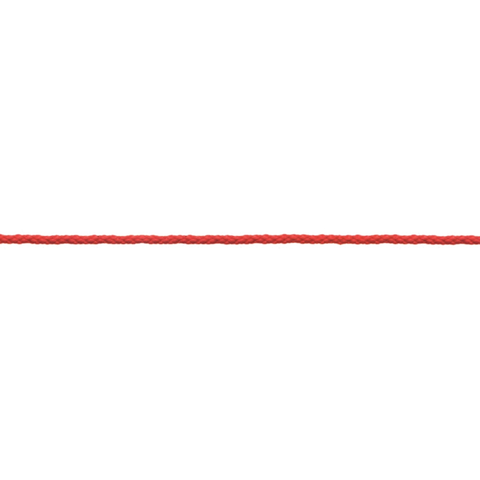 Treccia per veneziana in polipropilene Ã˜ 3 mm. rosso 250 mt.