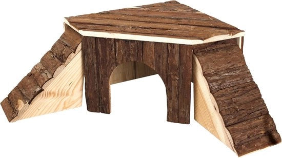 Casa con 1 o 2 scale in legno reale - in 4 misure - Karlie
