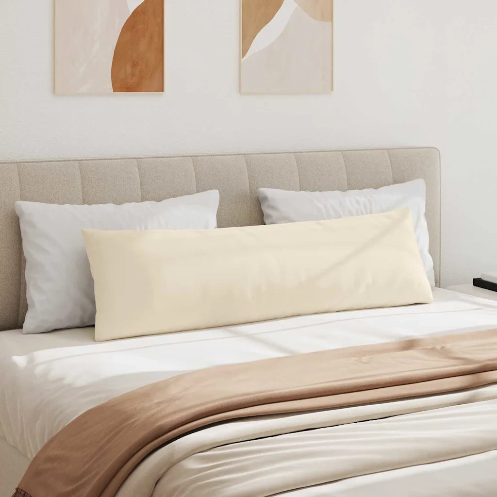 Cuscini da Divano 2 pz | Cuscini per sedie Beige 145 x 40 cm Tessuto