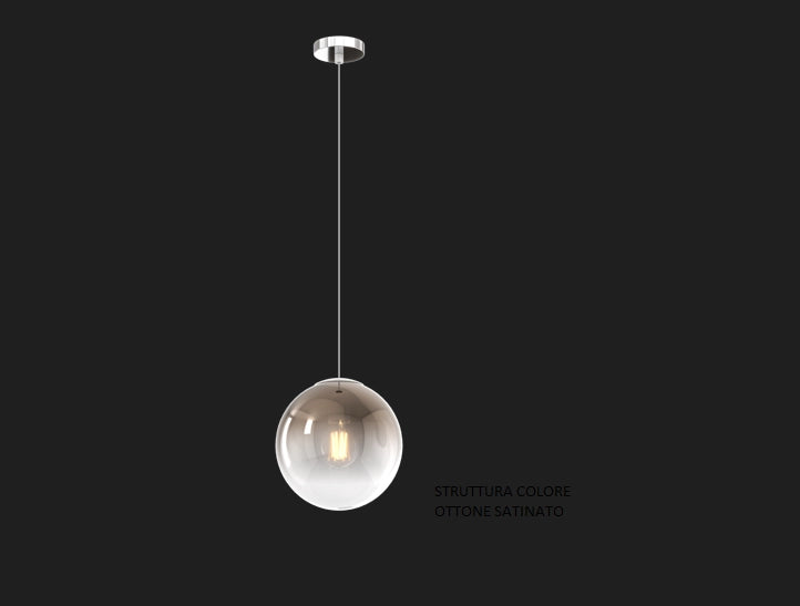 SOSP. BIANCO 5 LUCI RETTANGOLARE VETRI PICCOLI BRONZO 1194BI-S5 RP-BR