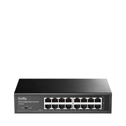 Switch 16p gigabit vlan ext 250mt unmanaged desk/rack 802,1p qos - GS1016