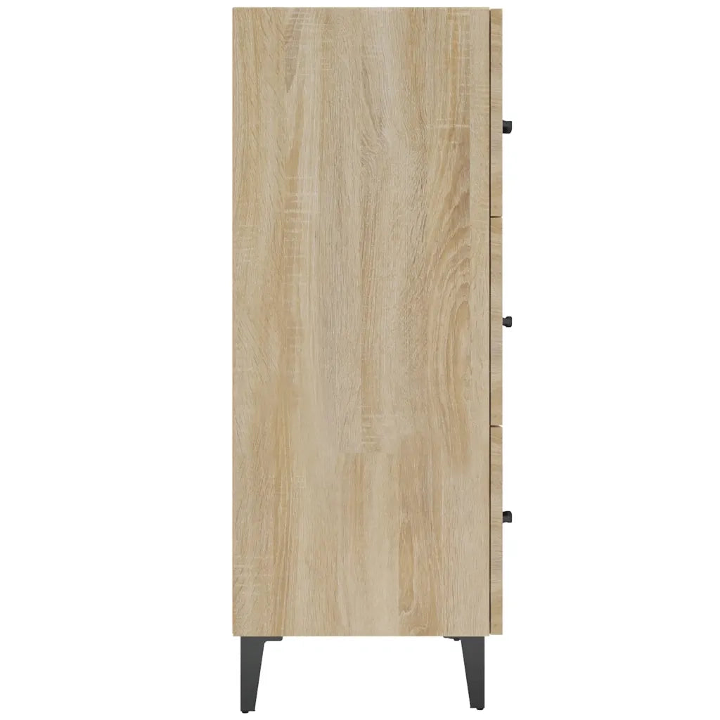Credenza Rovere Sonoma 69,5x34x90 cm in Legno Multistrato cod mxl 25047