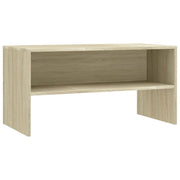 Mobile TV multimediale mensola TV credenza TV sala da pranzo soggiorno camera da letto rovere Sonoma 80 x 40 x 40 cm legno ingegnerizzato marrone 02_0027552