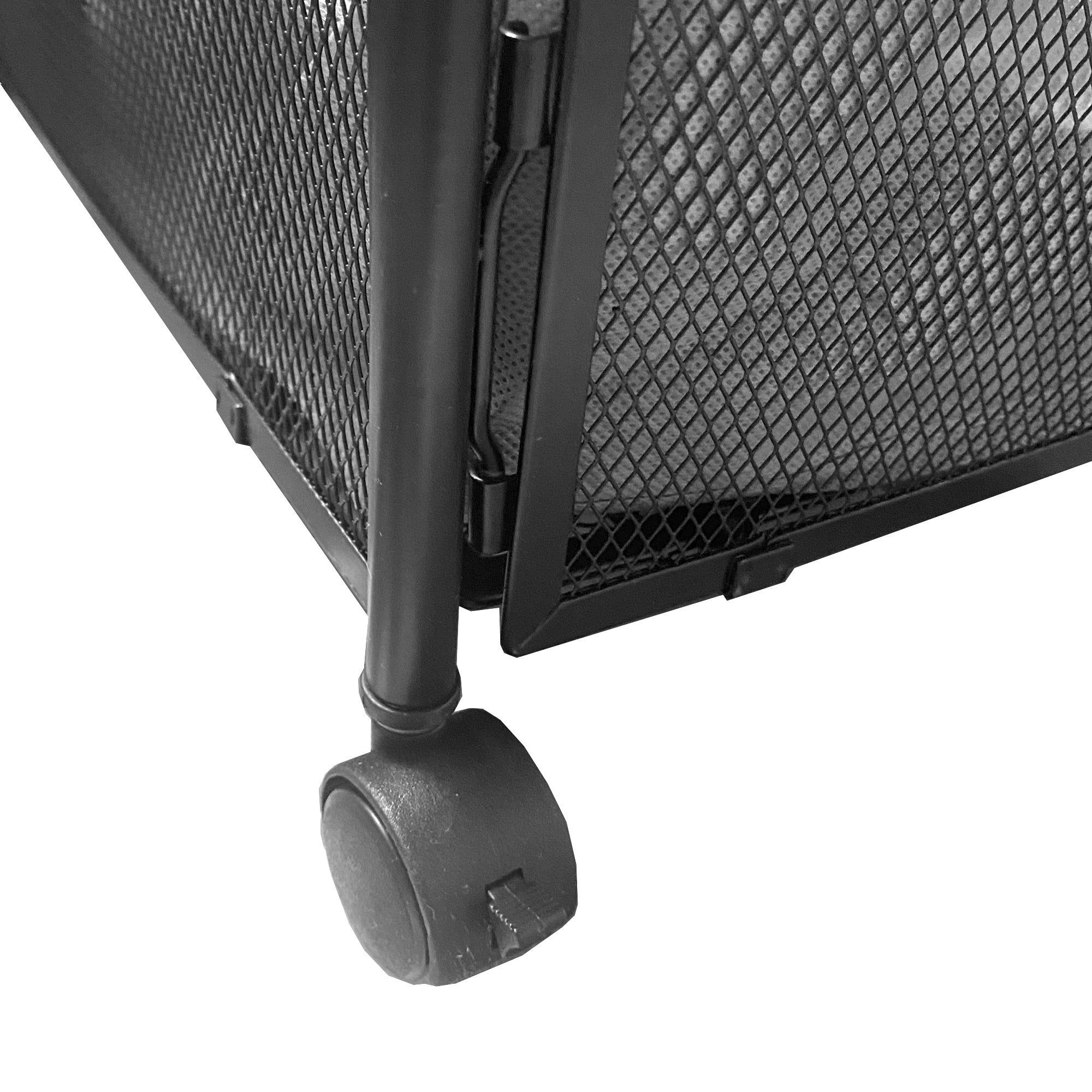 Organizzatore sottoletto in metallo con ruote – Pieghevole per abiti e scarpe – Nyana Home