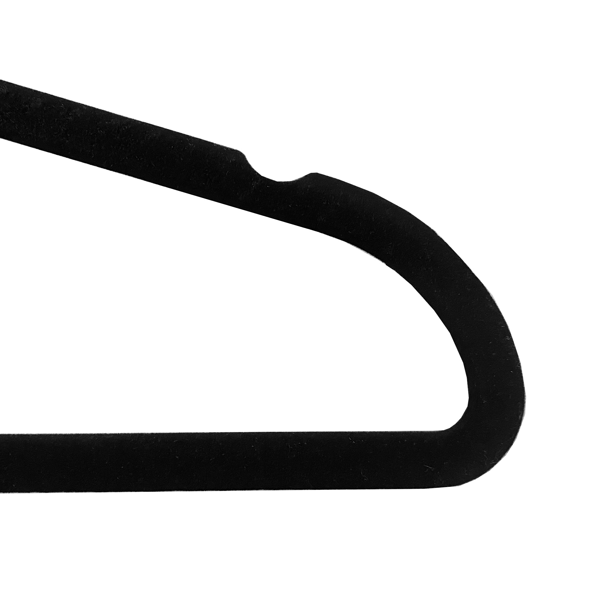 Set 30 grucce in velluto antiscivolo Nyana Home – Gancio rotante 360° nero